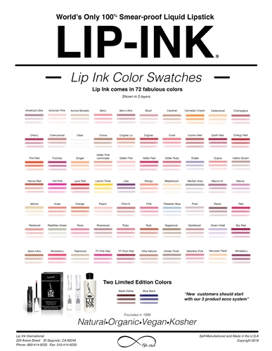 lip ink color